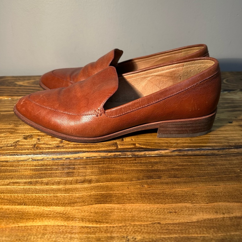 Madewell The Frances Loafer in Burnished Mahogany 7 - Picture 4 of 8
